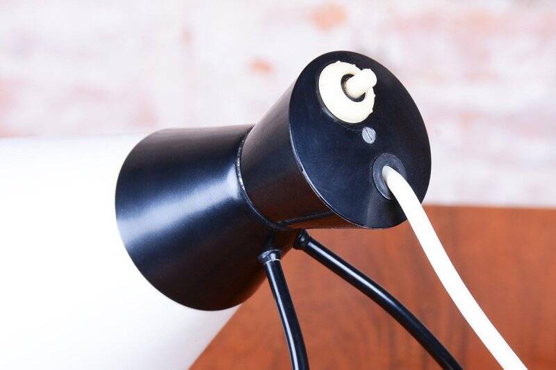 Mid-Century Czech Metal Table Lamp attributed to J. Hůrka for Napako, 1950s