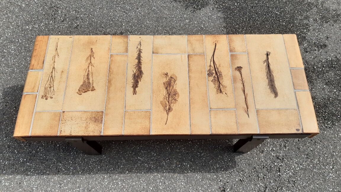 Ceramic coffee table by Roger Capron 1970