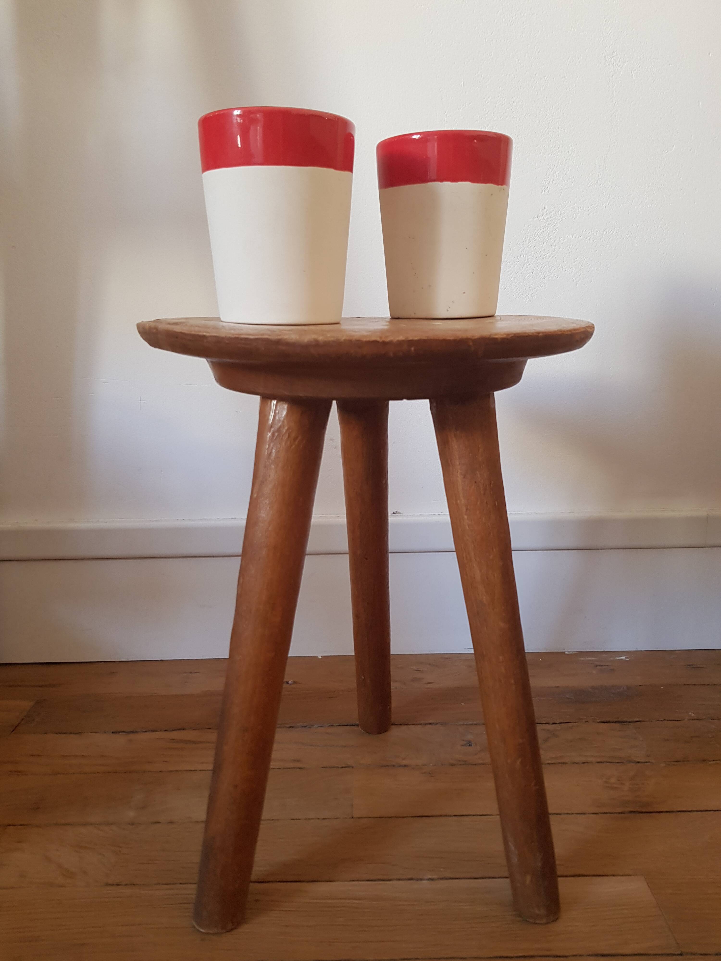 60s tripod stool