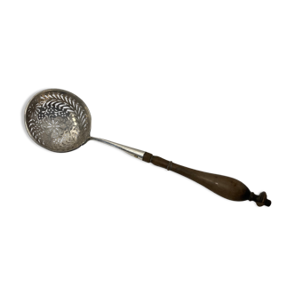 Old silver sprinkling spoon Old Man XIXth