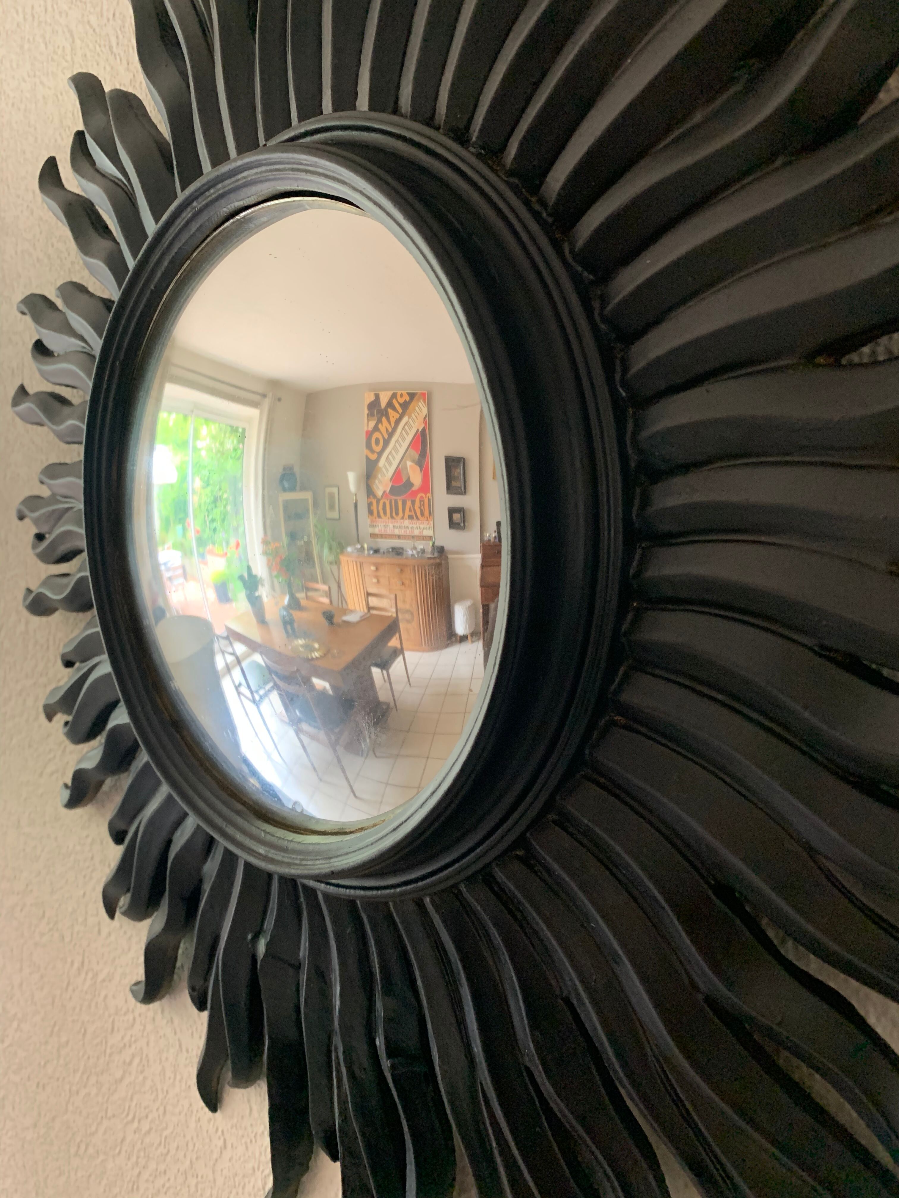 Miroir sorcière noir 55cm
