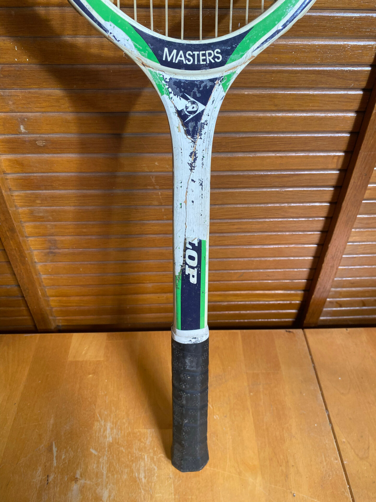 Vintage DUNLOP Master Wooden Tennis Racket #E232