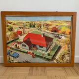 Pedagogical school poster frame