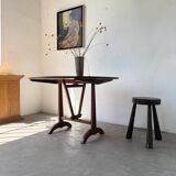 Table de vigneron en chêne, 1950