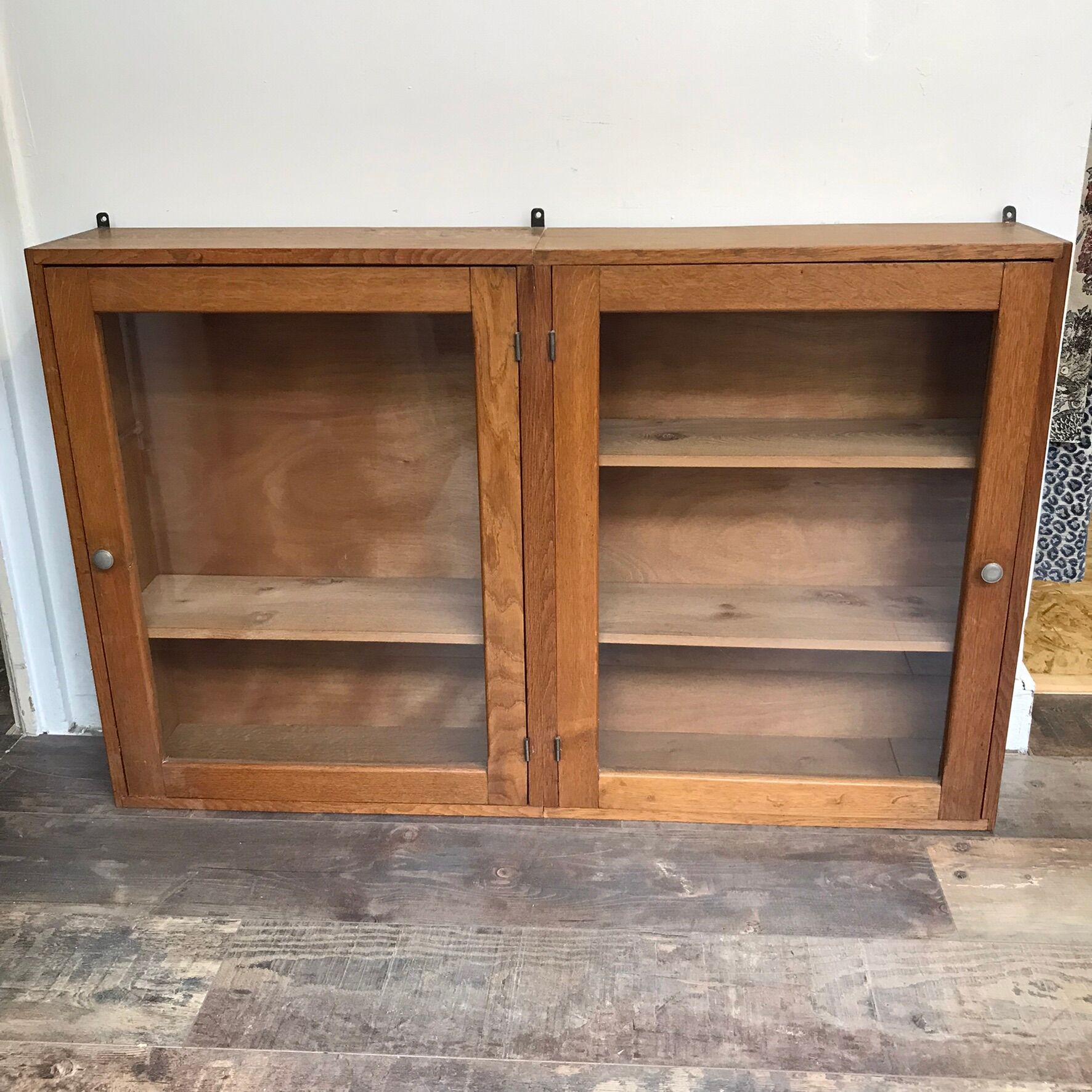 Vintage wall display case