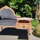 Antique telephone bench chair