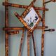 Antique bamboo cloakroom