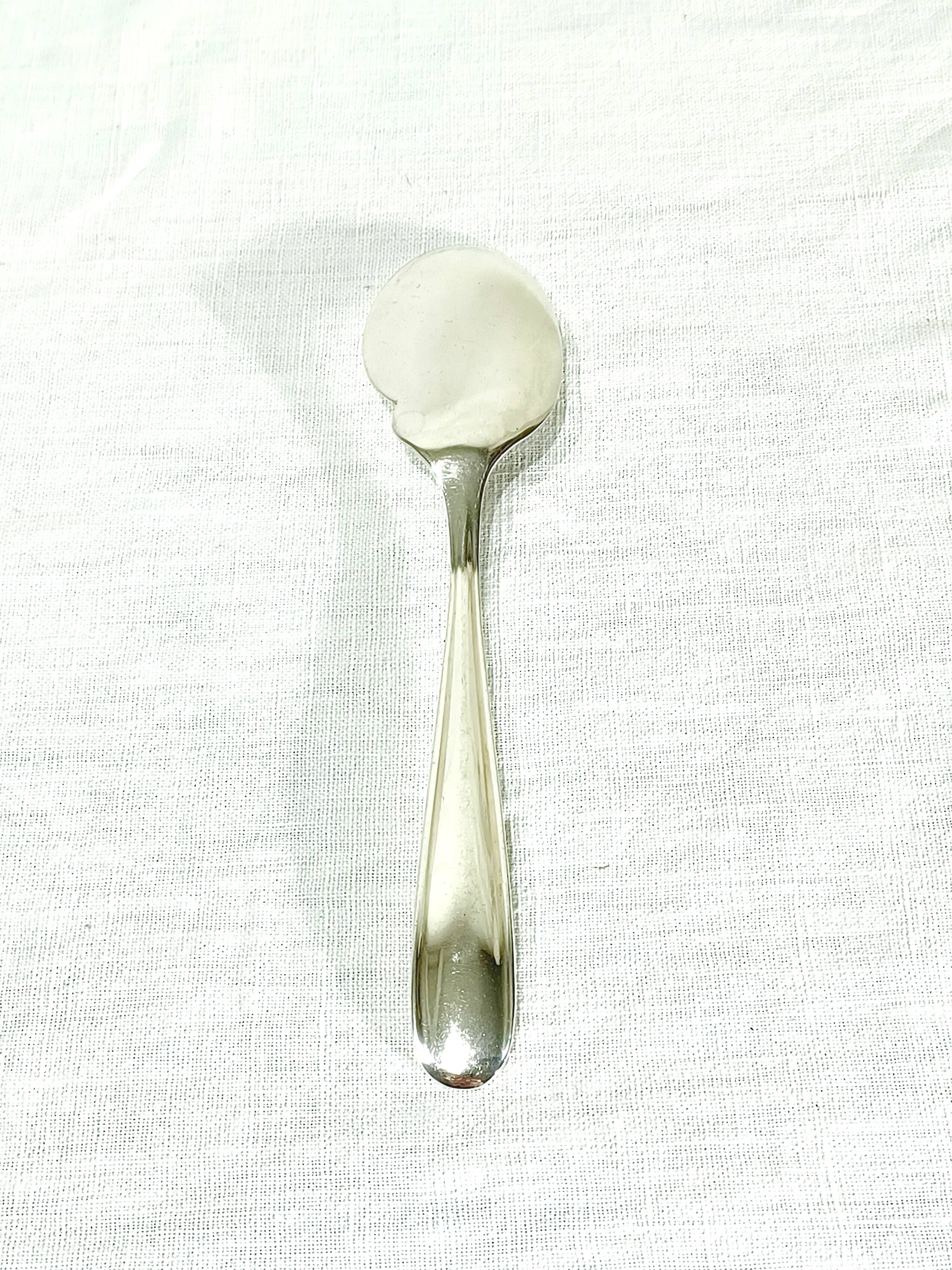 Christofle – 12 Silver-Plated Metal Sauce Spoons Dax Model