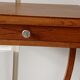Art Deco pedestal table wood and copper