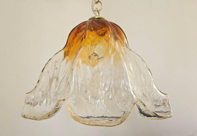 Suspension Kaiser Leuchten, verre de Murano, Allemagne, années 1970.