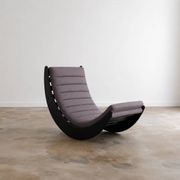 Fauteuil à bascule "Relaxer 2" de Verner Panton par Rosenthal réupholsté