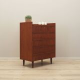 Commode en teck, design danois, années 1970, production : Danemark