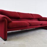 Maralunga 3 seater sofa by Vico Magistretti for Cassina