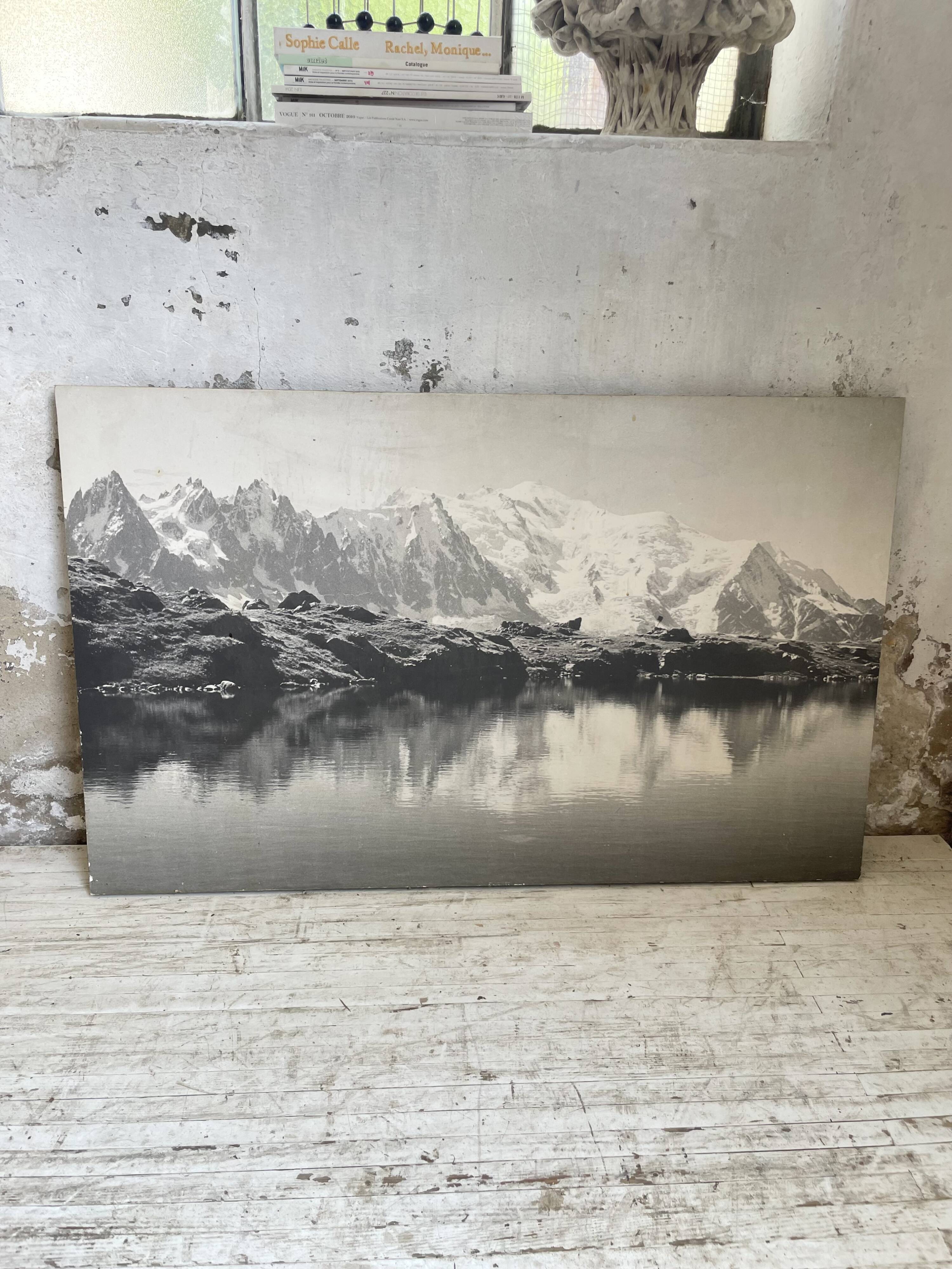 Photo on mountain wood 60s