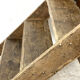 Old low stepladder