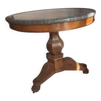 19th century marble pedestal table