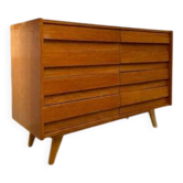Commode en placage des années 60 Jiří Jiroutek U-453 Tchécoslovaquie