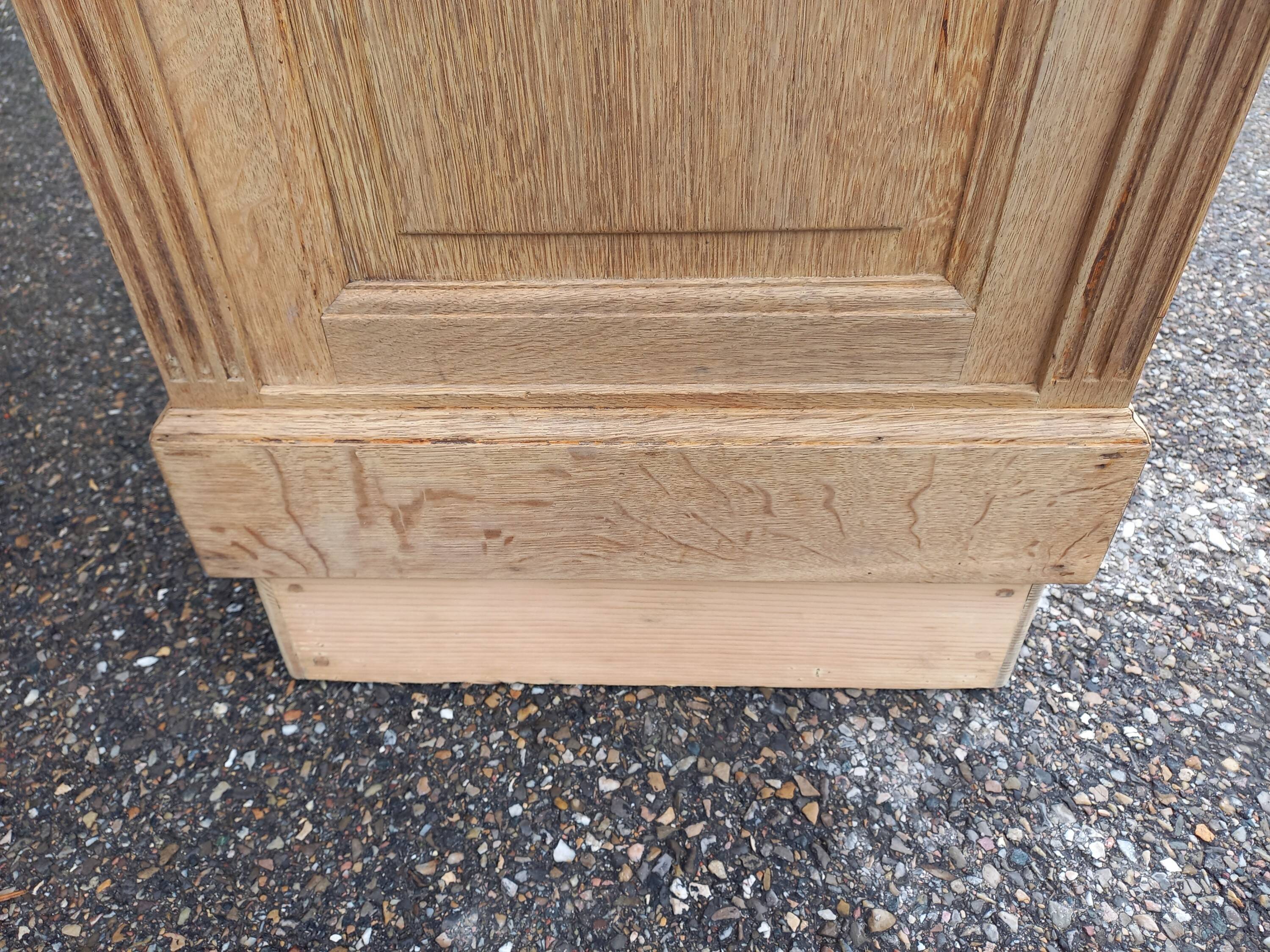 Antique oak shop counter