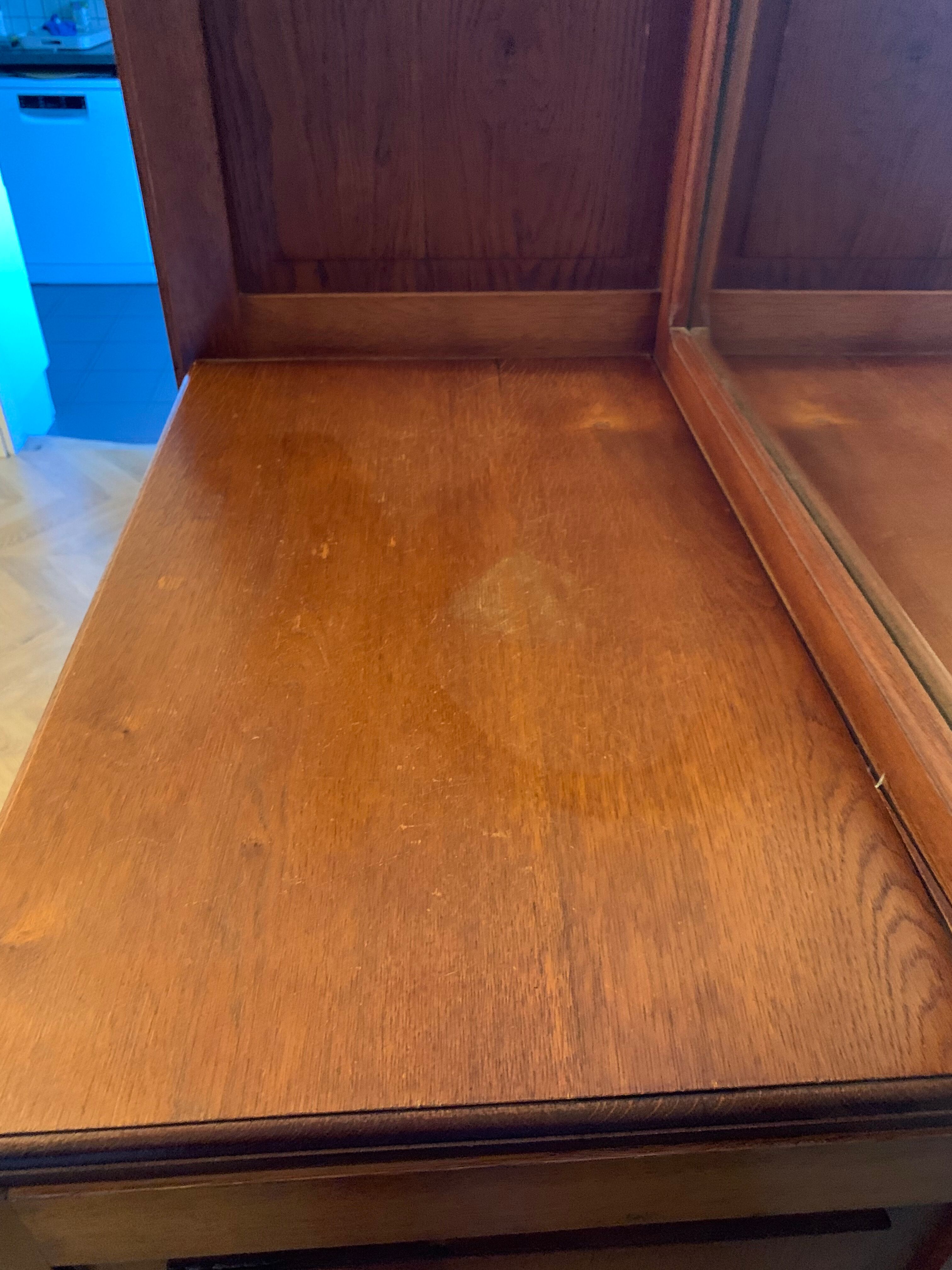 Vintage asymmetrical cabinet