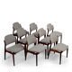 Set de 8 chaises 62 en palissandre par Arne Vodder
