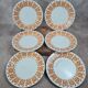 Set of 6 semi-deep plates Sarreguemines