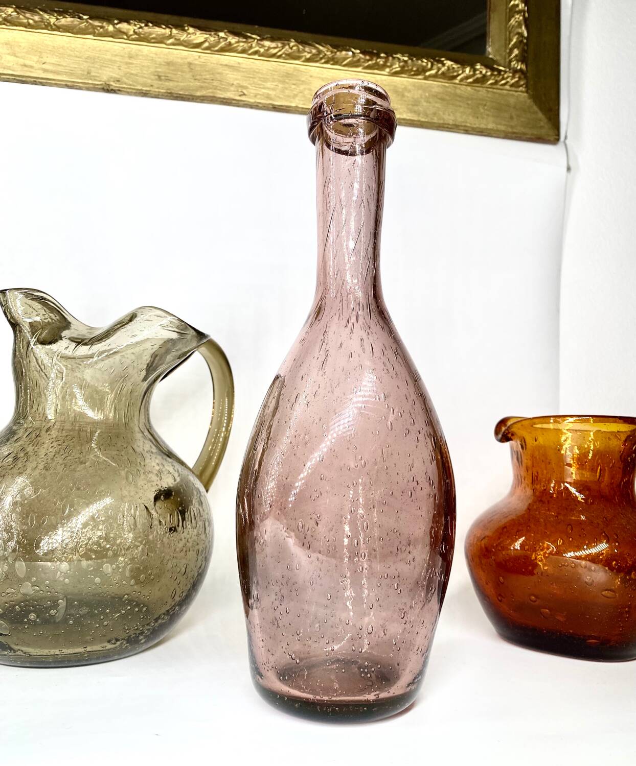 Large lot of Biot pitchers et vases