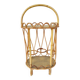 Rattan bottle holder bar basket