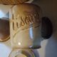 Vintage stoneware herbal tea cup