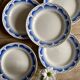 Set of 6 vintage flat plates