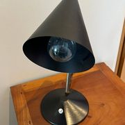 Lampe de bureau noire réglable mid-century (1950-1960) Helo Leuchten