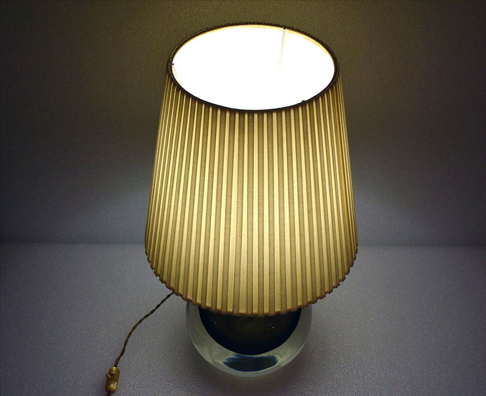 Flavio Poli for Seguso Murano mid-century table lamp, 1950s
