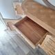 Low buffet in solid cherry wood renovated – Louis XV style – 250 cm