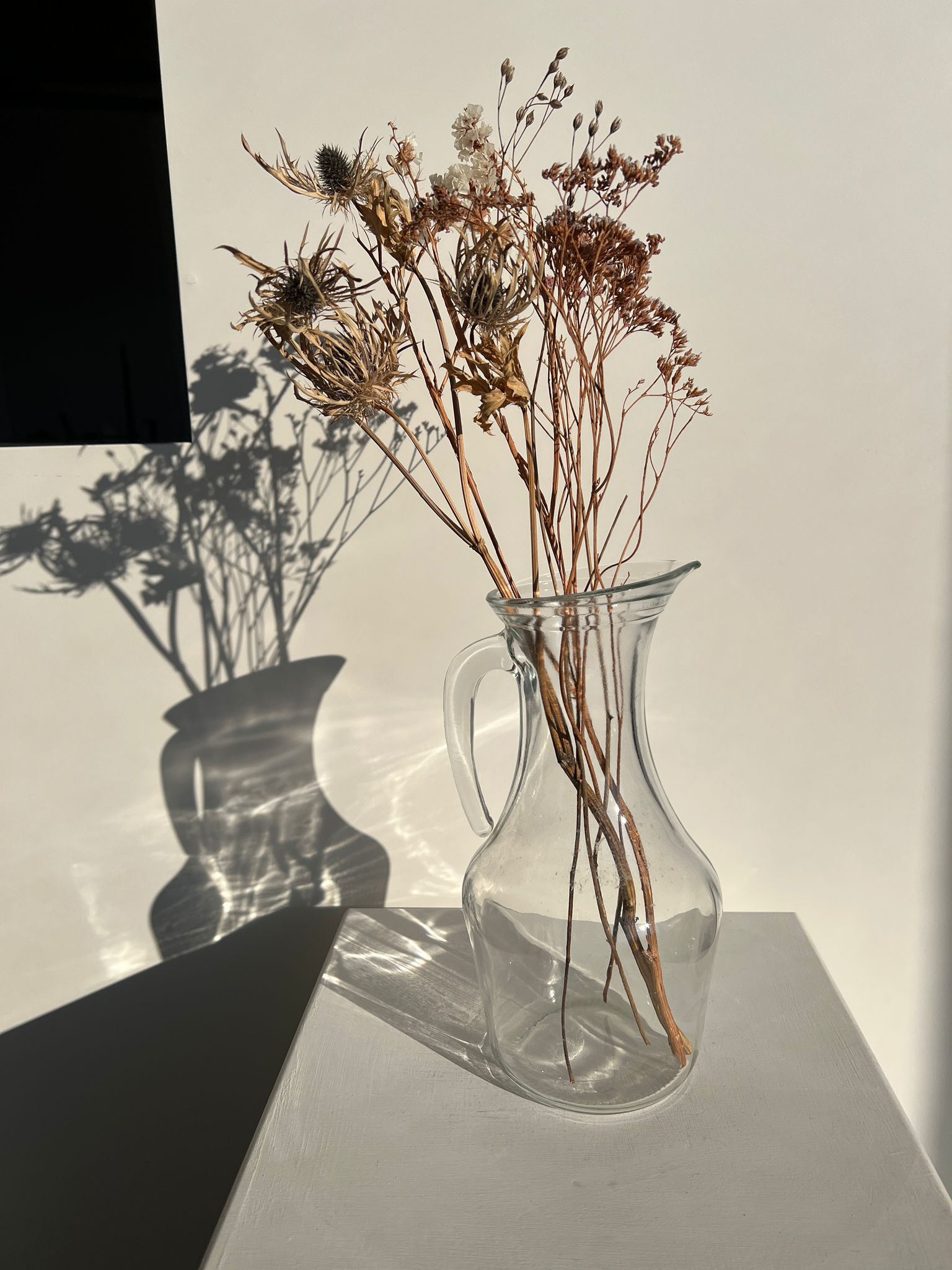 Vintage water decanter H: 25cm