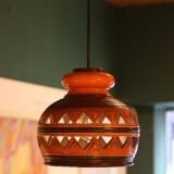 Vintage ceramic chandelier 1960