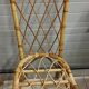 Set of 6 rattan chairs