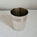 Timbale de Baptême en Métal Argenté