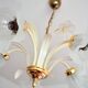 Lustre ceiling lamp design flowers of the 70s
