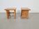 Vintage Brutalist Elm Stool, Denmark, 1960, Set of 2