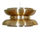 Golden suspension by Carl Thore for Granhaga Metall. Sweden 1970s.