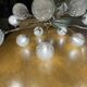 Lustre Sputnik 15 boules filament de verre