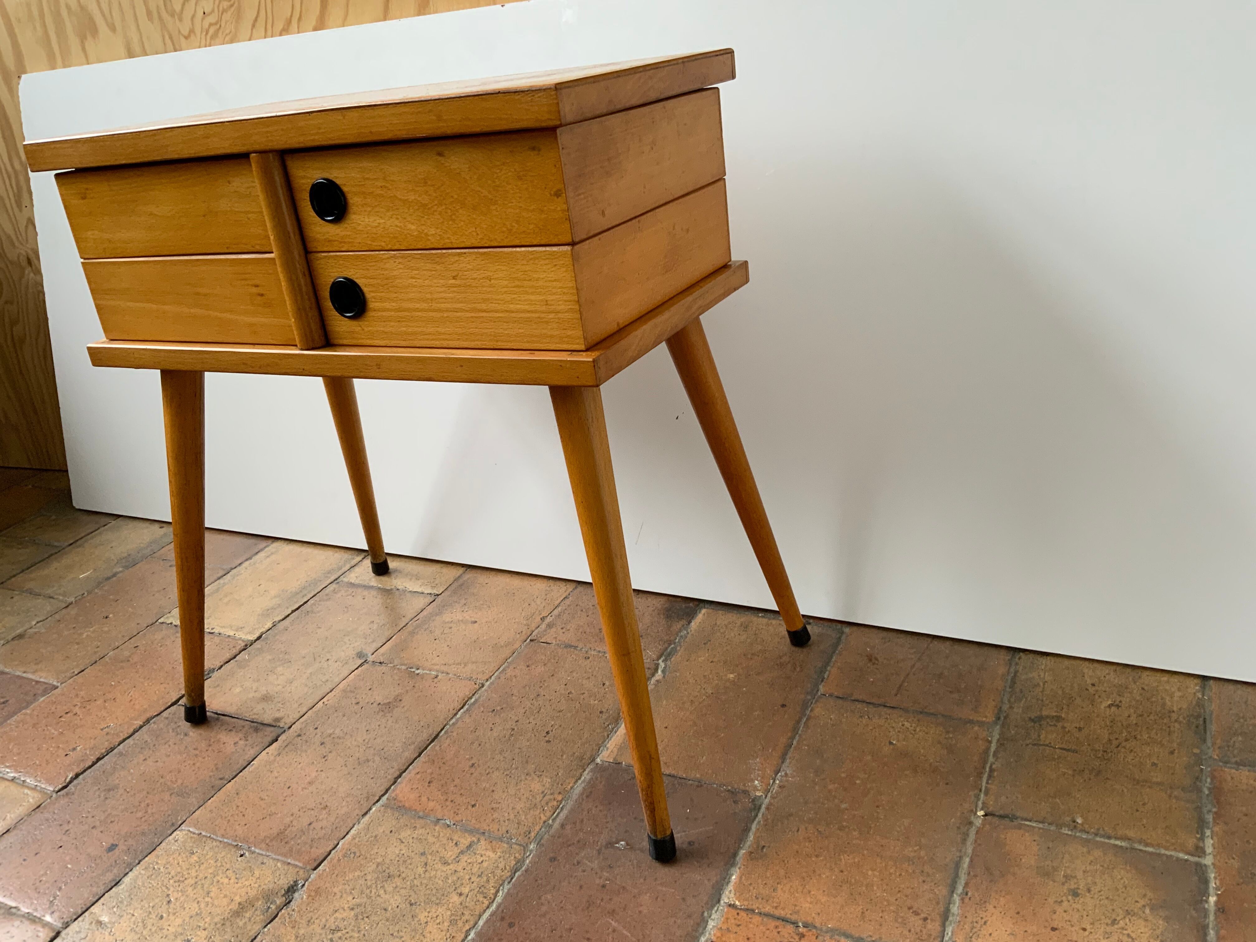 Vintage bedside table