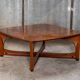 Frits Schuitema Jugendstil Coffee Table in Oak, 1980s