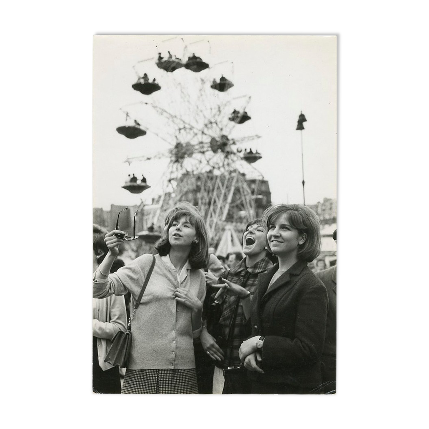 Photo Pierre Parente Silver Print Paris Foire du Trône circa 1960