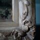 Old oil on canvas, bouquet of flowers, Montmartre style framing.