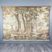 Tapisserie murale « Scène de chasse », style Louis XV, XXe siècle