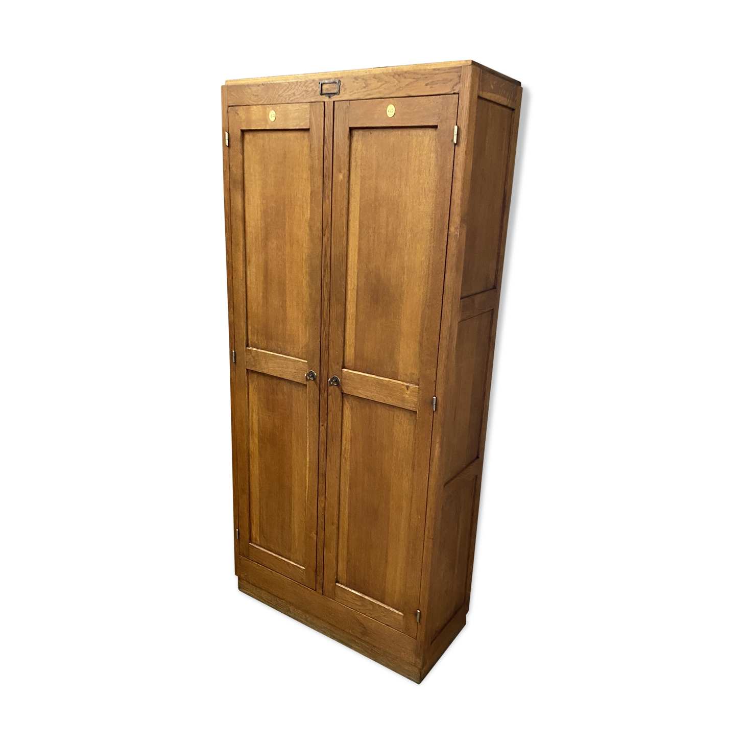 Vintage Parisian cabinet in small model oak