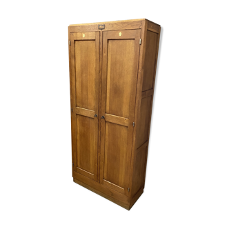 Vintage Parisian cabinet in small model oak