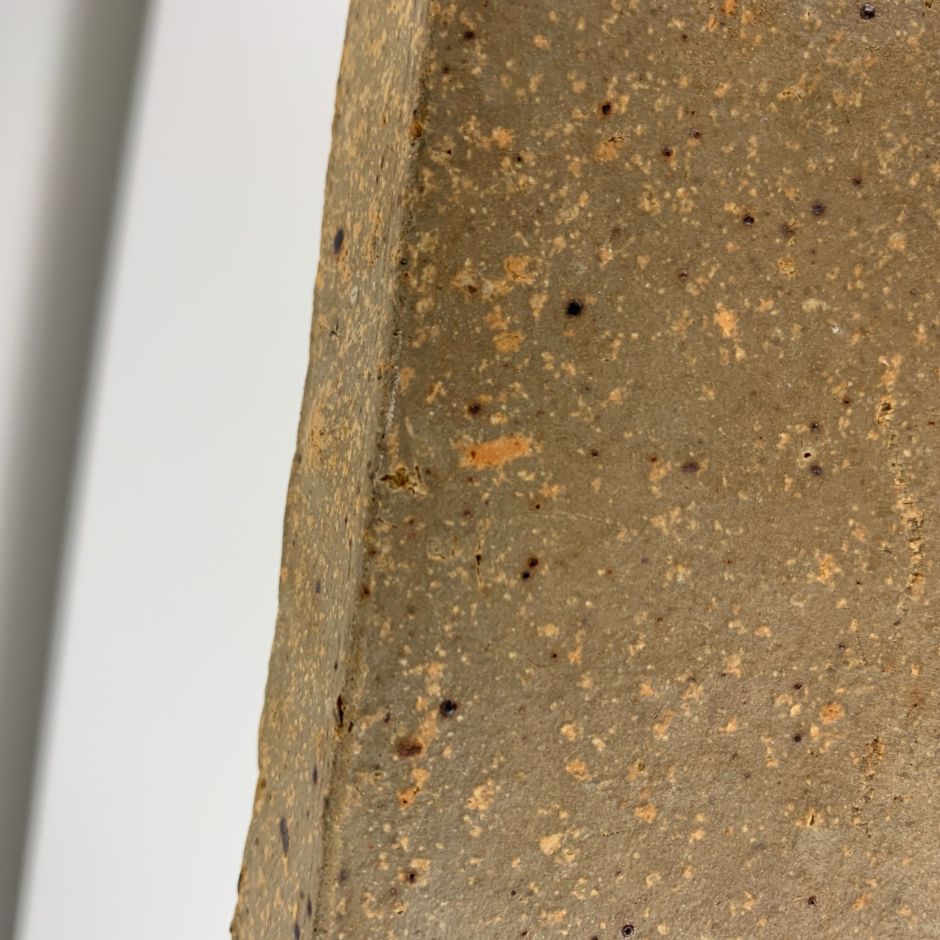 Lot of 5 square plates gres pyrite Pierre Digan La Borne