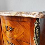 Pair of French Louis XV style bedside tables