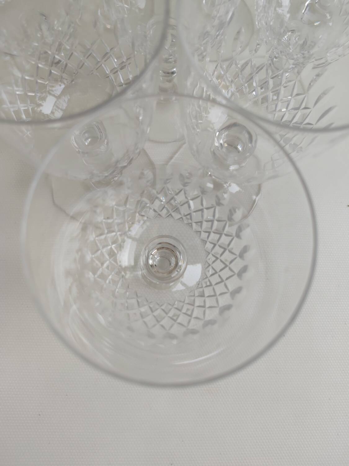 10 Baccarat crystal glasses, early 20th century